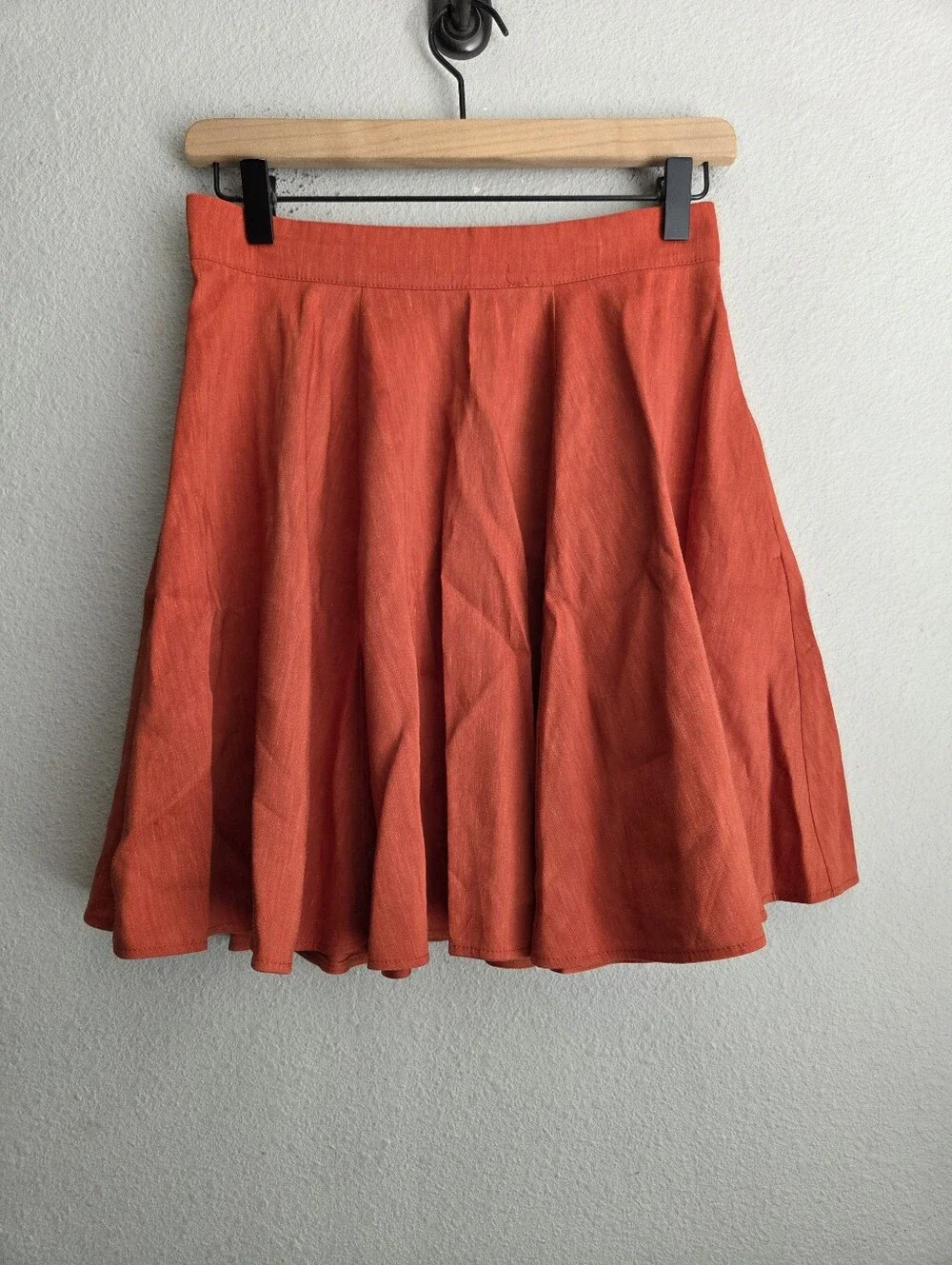 Sezane Meralie Skirt in Burnt Orange size 36
